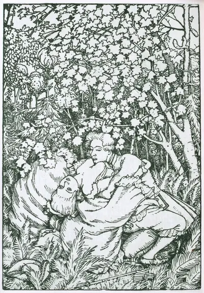 Изображение из 'Книги маркизы' Сомова 2 by Константин Андреевич Сомов — digital art print download