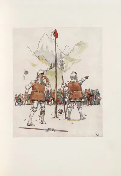 Уильям Телль, рассказанный заново Пл.04 by Филип Дадд, 1904 — digital art print download