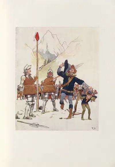 Уильям Телл рассказан снова Пл.06 by Филип Дадд, 1904 — digital art print download