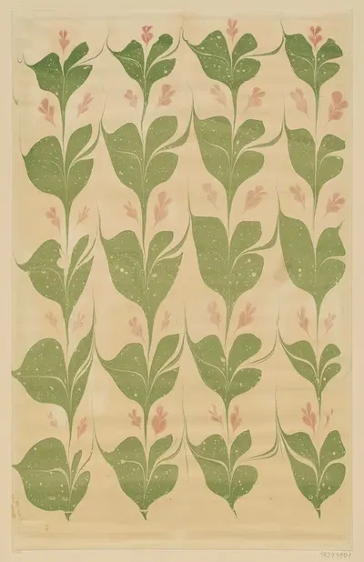 Marmorpapier (florales Motiv) by Eduard Gabelsberger, 1890 - 1907 — digital art print download