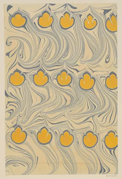 Marmorpapier by Eduard Gabelsberger, 1890 - 1907 — digital art print download