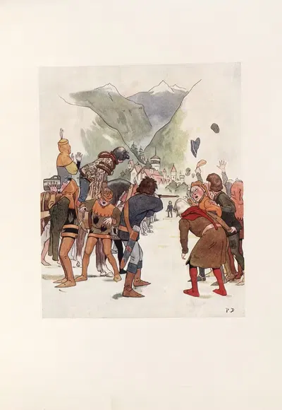 Уильям Телл рассказывается снова pl 13 by Филип Дадд, 1904 — digital art print download