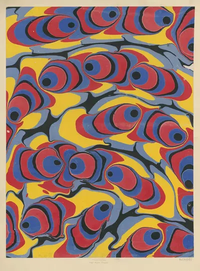 Marmorpapier by Franz Weisse, 1900 - 1921 — digital art print download
