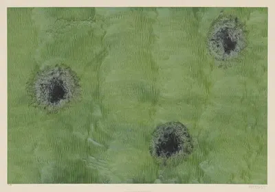 Kleisterpapier (drei Blüten) by Christian Ferdinand Morawe, 1885 - 1907 — digital art print download