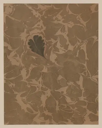 Изогнутое мраморное бумага by Хуго Охман, 1900 — digital art print download