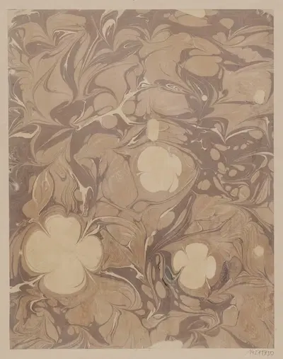 Рисунок мраморной бумаги by Хуго Охман, 1900 — digital art print download