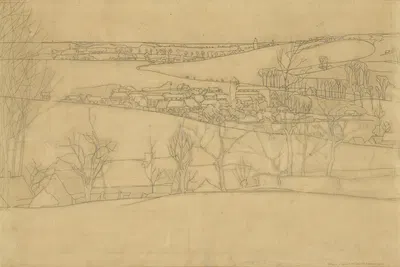 Panorama van Etikhove by Valerius De Saedeleer — digital art print download