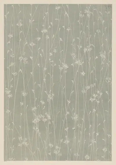Литографированная бумага (травы) by Лаура Ланге, 1903 - 1907 — digital art print download