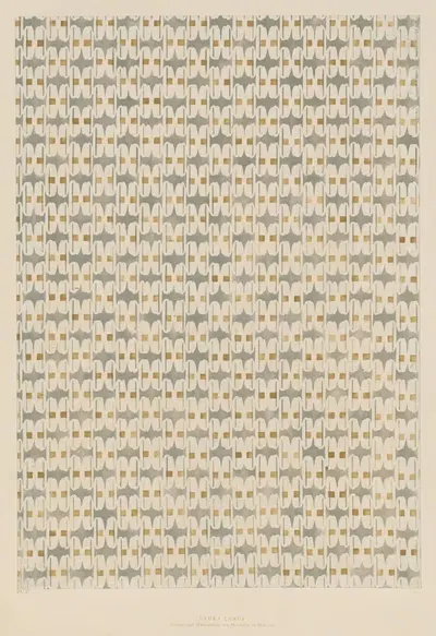 Schabloniertes Papier (Flächenmuster) by Laura Lange, 1902 - 1907 — digital art print download