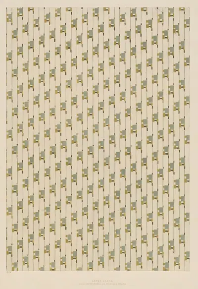 Шаблонная бумага (геометрический узор) by Лаура Ланге, 1902 - 1907 — digital art print download