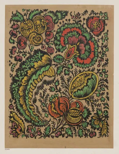 Раскрашенная гравюра на дереве by Мария фон Ухатиус, 1900 - 1913 — digital art print download