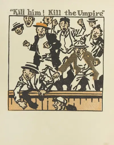 Кейси на битве Пл. 9 by Дэн Сайр Гроесбек, 1912 — digital art print download