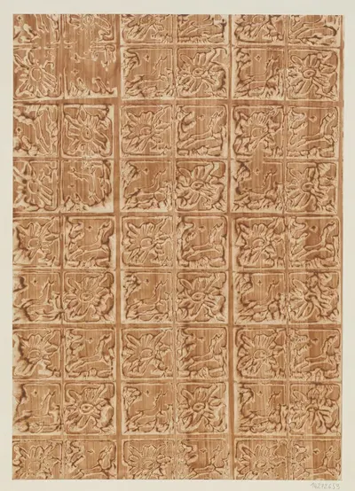 Kleisterpapier mit Verdrängungsdekor by Max Schneeberger — digital art print download