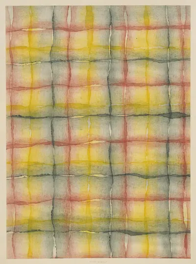 Schabloniertes Papier (Schablonenwischpapier) by Otto Gurbat, 1910 - 1927 — digital art print download