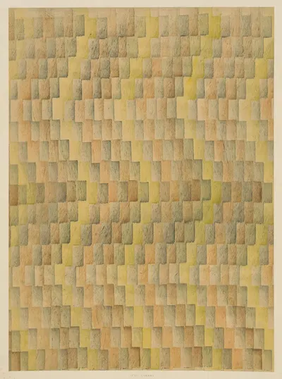 Schabloniertes Papier (Schablonenwischpapier) by Otto Gurbat, 1910 - 1927 — digital art print download