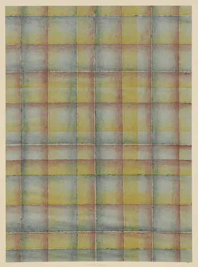Schabloniertes Papier (Schablonenwischpapier) by Otto Gurbat, 1910 - 1927 — digital art print download