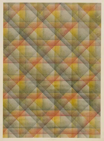 Schabloniertes Papier (Schablonenwischpapier) by Otto Gurbat, 1910 - 1927 — digital art print download