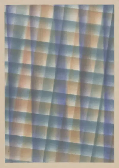 Schabloniertes Papier (Schablonenspritzpapier) by Walter Birke — digital art print download