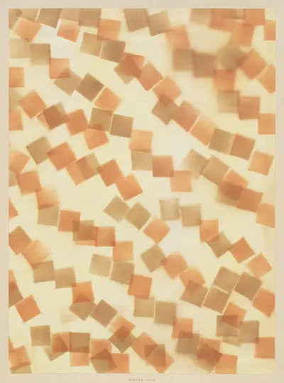 Schabloniertes Papier (Schablonenspritzpapier) by Walter Birke — digital art print download