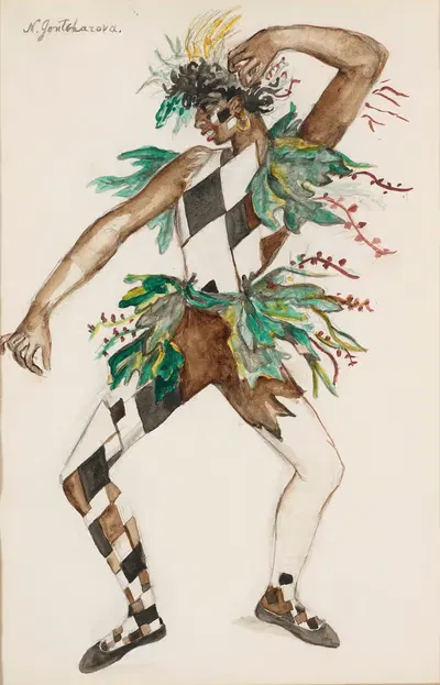 African dancer by Léon Bakst — digital art print download