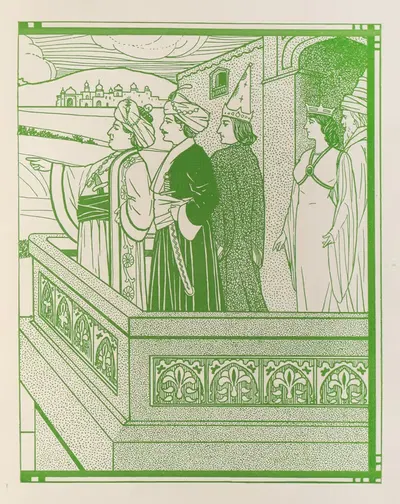 Bright-Wits, Prince of Mogadore Pl 06 by Leopold Flood, 1909 — digital art print download