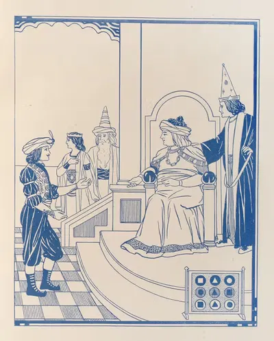 Bright-Wits, Prince of Mogadore Pl 12 by Leopold Flood, 1909 — digital art print download