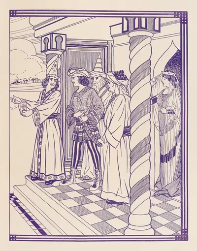 Bright-Wits, Prince of Mogadore Pl 14 by Leopold Flood, 1909 — digital art print download