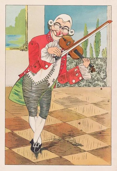 Веселый автоматный театр Пл. 2 by Лотар Меггендорфер, 1891 — digital art print download