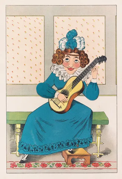 Веселый автоматический театр Pl. 5 by Лотар Меггендорфер, 1891 — digital art print download