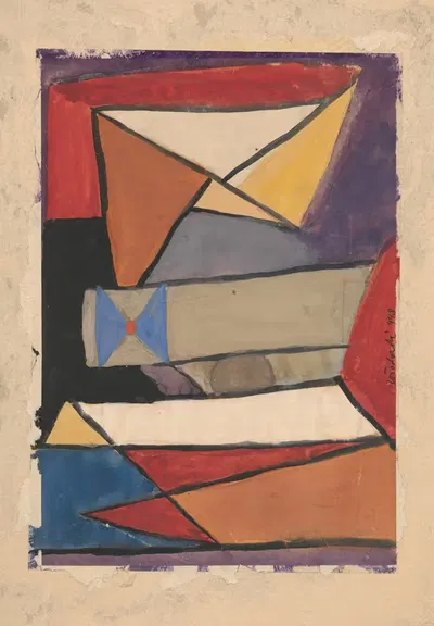 Абстрактная композиция by Марек Влодзиньский, 1948 — digital art print download