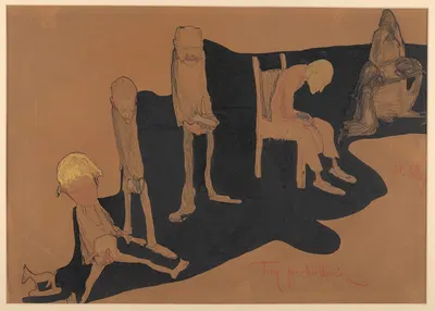 Three generations by Witold Wojtkiewicz, 1904 — digital art print download
