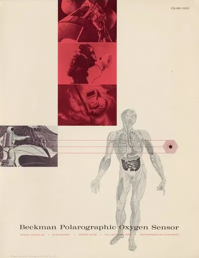 Beckman Polarographic Oxygen Sensor by Beckman Instruments, 1960 — digital art print download