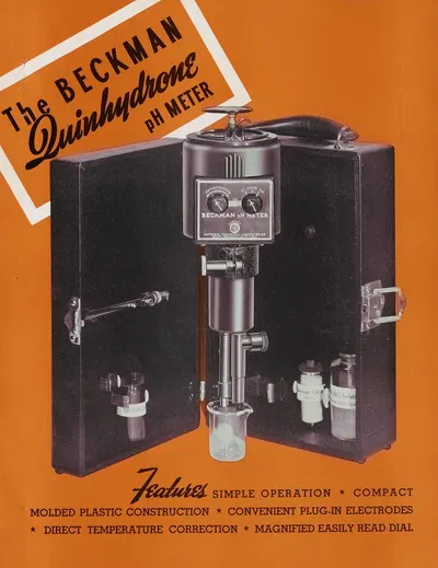 Beckman Quinhydrone pH Meter by Beckman Instruments, 1935 – 1940 — digital art print download