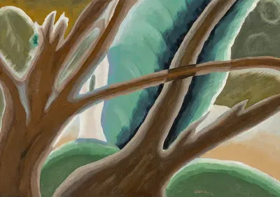Two Brown Trees by Arthur Dove — digital art print download