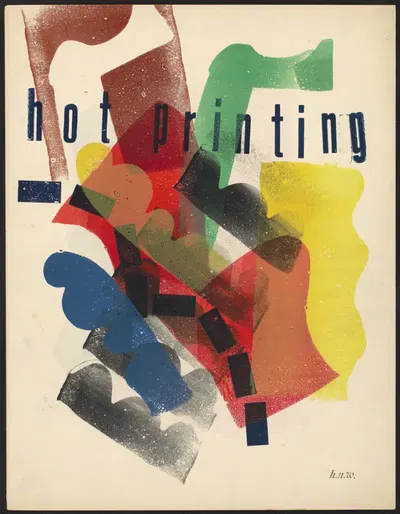 Горячая печать – обложка by Хендрик Николас Веркман, 1936 — digital art print download