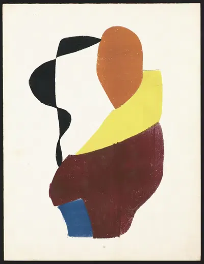 Женщина с желтым шарфом by Хендрик Николас Веркман, 1936 — digital art print download