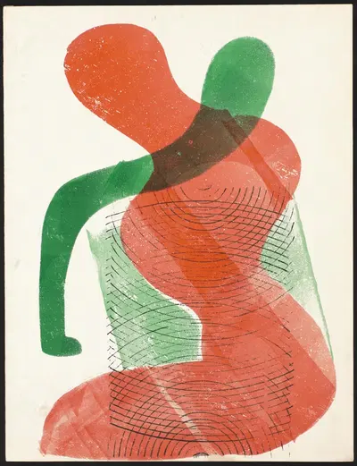 Сидящая женщина by Хендрик Николас Веркман, 1936 — digital art print download