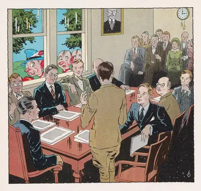 Питер и Пегги посещают пыльных импов, пл. 11 by Даун Кемикал Компани, 1932 — digital art print download