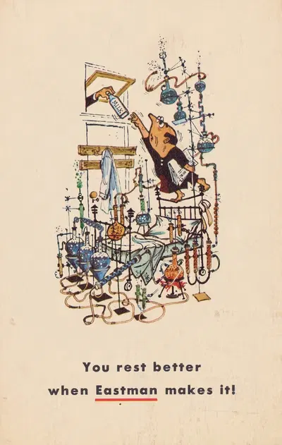 Вы лучше отдыхаете, когда это делает Истмен! by Истмен Кодак Компани, 1956 — digital art print download