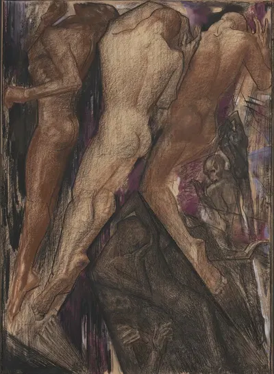 Praedestinatie (Dance of Fate) by Willem van Konijnenburg, 1919 — digital art print download