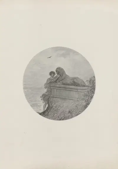 The Raven Pl.26 by Gustave Doré, 1884 — digital art print download