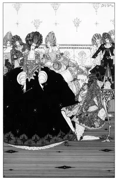 'He Takes the Gift with Reverence and Extends' by Harry Clarke, 1913 — digital art print download
