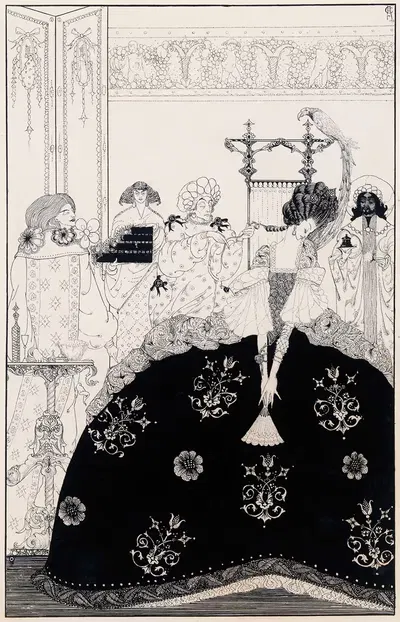 'Теперь Ужасная Красота надевает все свои доспехи' by Гарри Кларк, 1913 — digital art print download