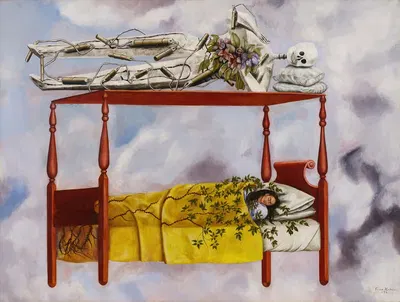 Сон (Кровать) by Фрида Кало, 1940 — digital art print download
