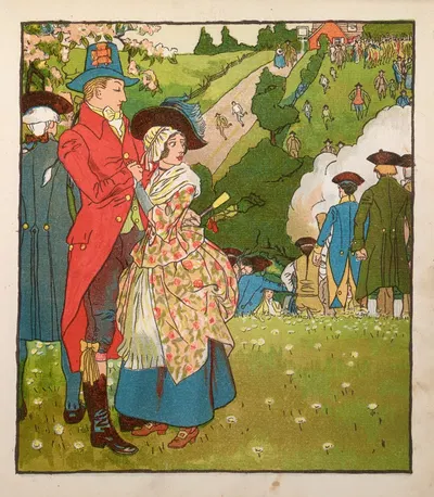 Янки Дудл: Старый друг в новом платье, пл. 3 by Говард Пайл, 1881 — digital art print download