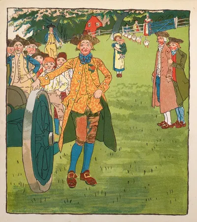 Янки Дудл: Старый друг в новом платье Пл.4 by Говард Пайл, 1881 — digital art print download