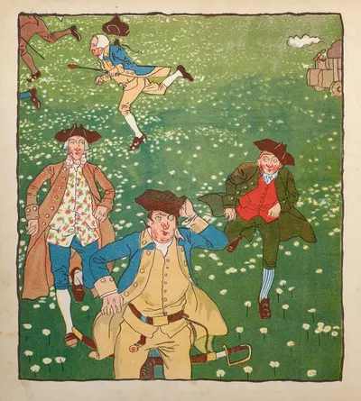 Янки Дудл: старый друг в новом платье Pl.5 by Говард Пайл, 1881 — digital art print download