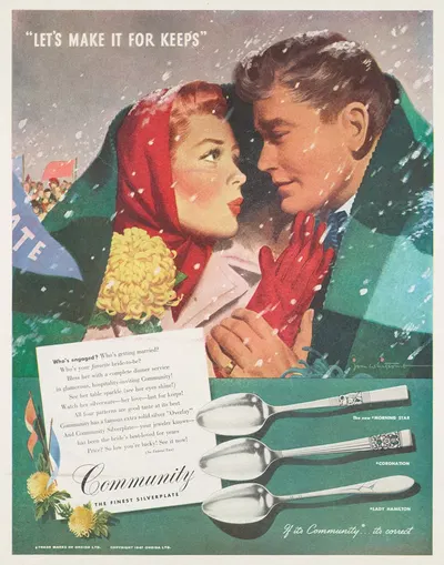 Давайте сделаем это навсегда by Джон Уиткомб, 1947 — digital art print download