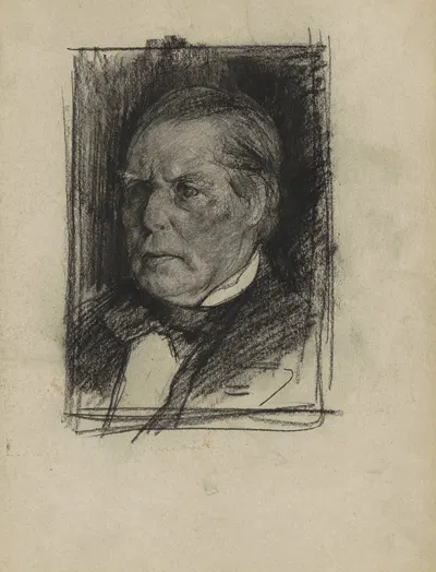 Portret van een onbekende man by Willem Witsen, 1887-1892 — digital art print download