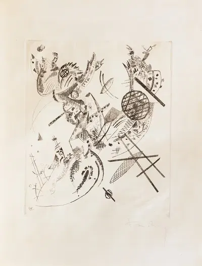 Kleine Welten (Small Worlds) XII by Wassily Kandinsky, 1922 — digital art print download